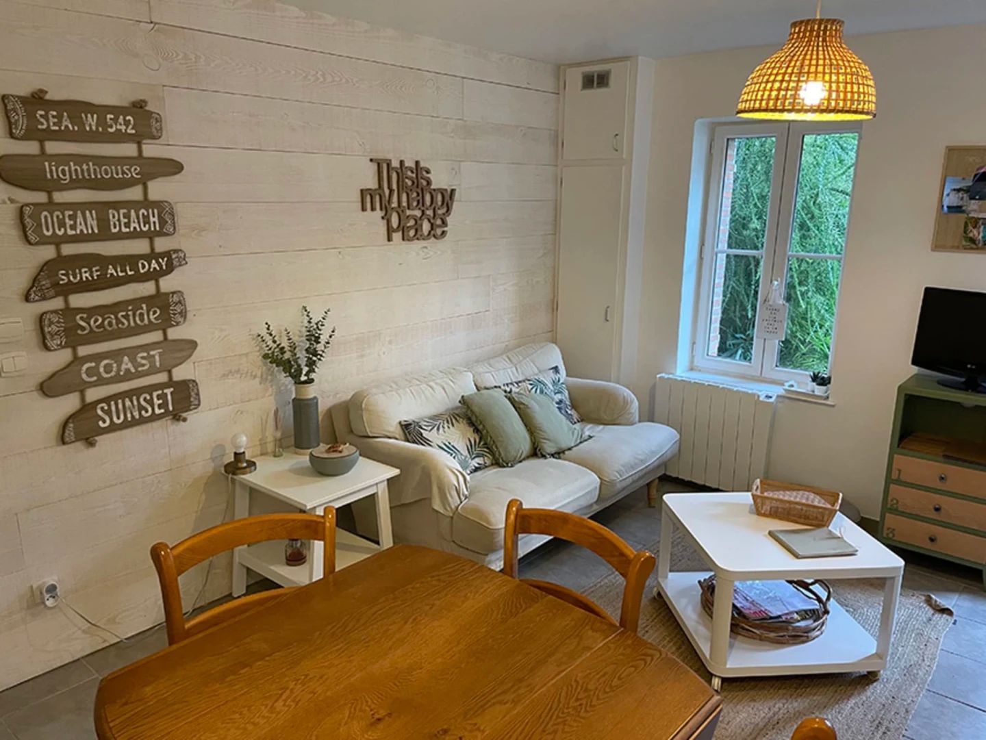 Gite centre etretat maison terrasse impasse salon chambres