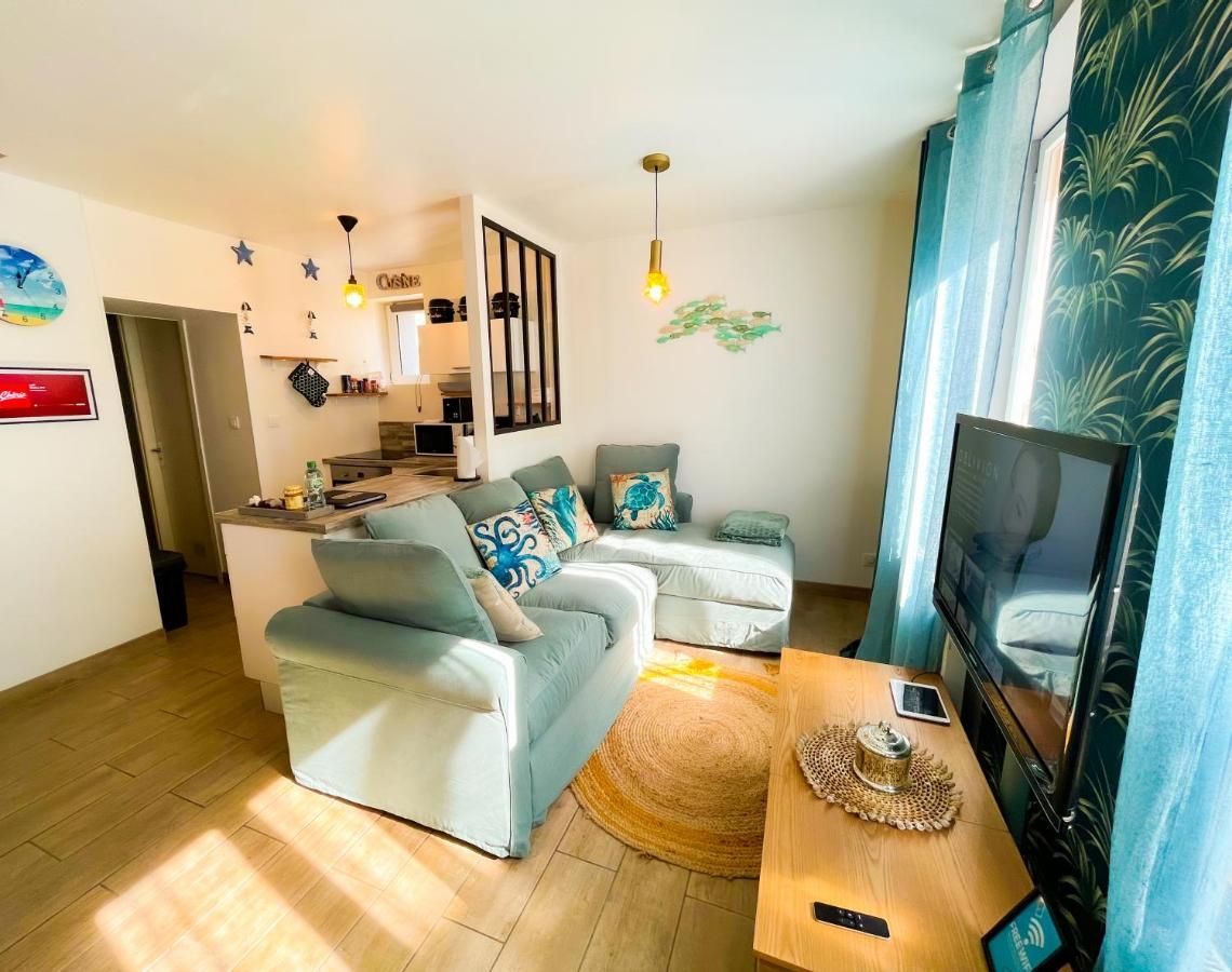 Salon du gite à Etretat