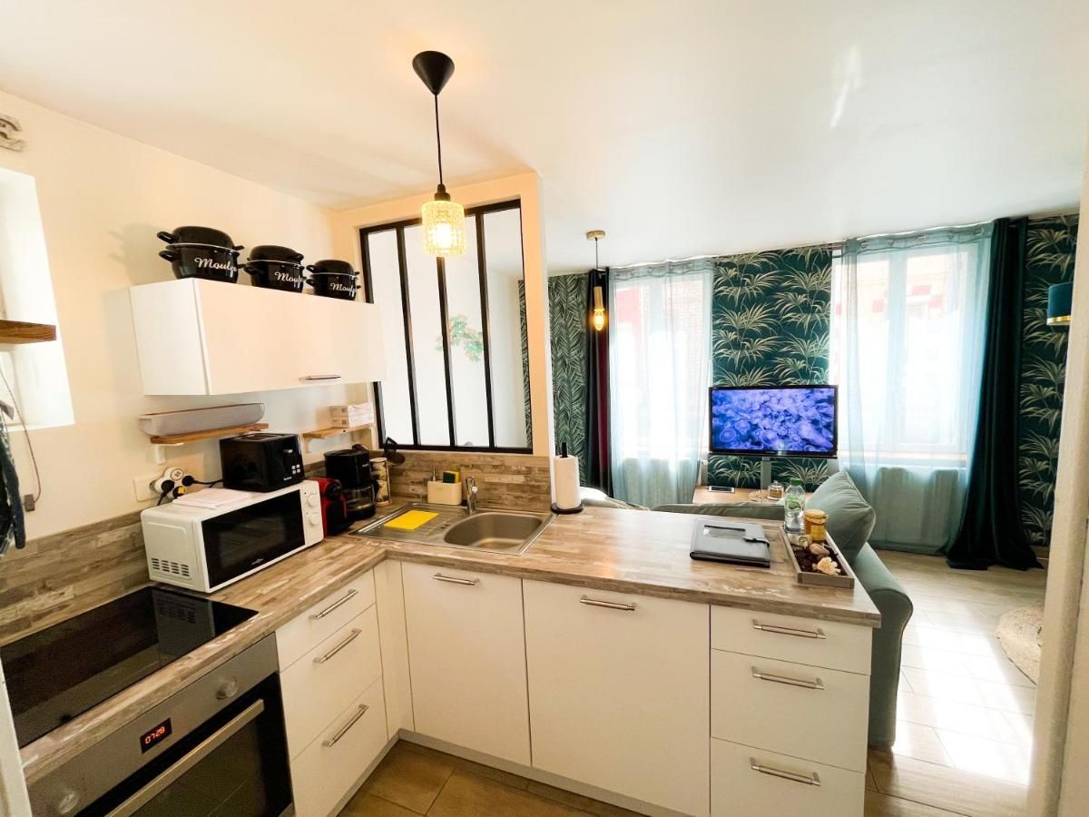 Cuisine du gite à Fécamp