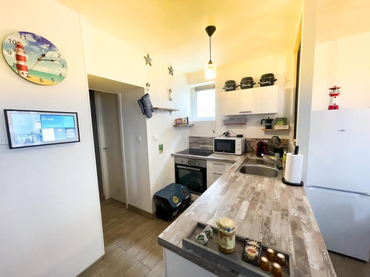 Cuisine du gite à Fécamp