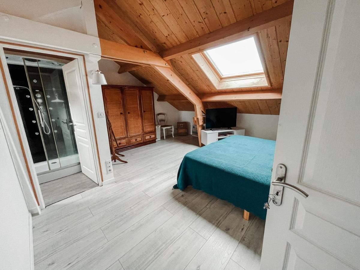 Photo de la chambre de la casita, gite à Etretat