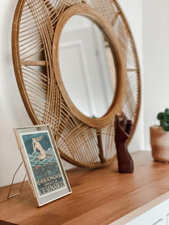 Photo d'un miroir en décoration