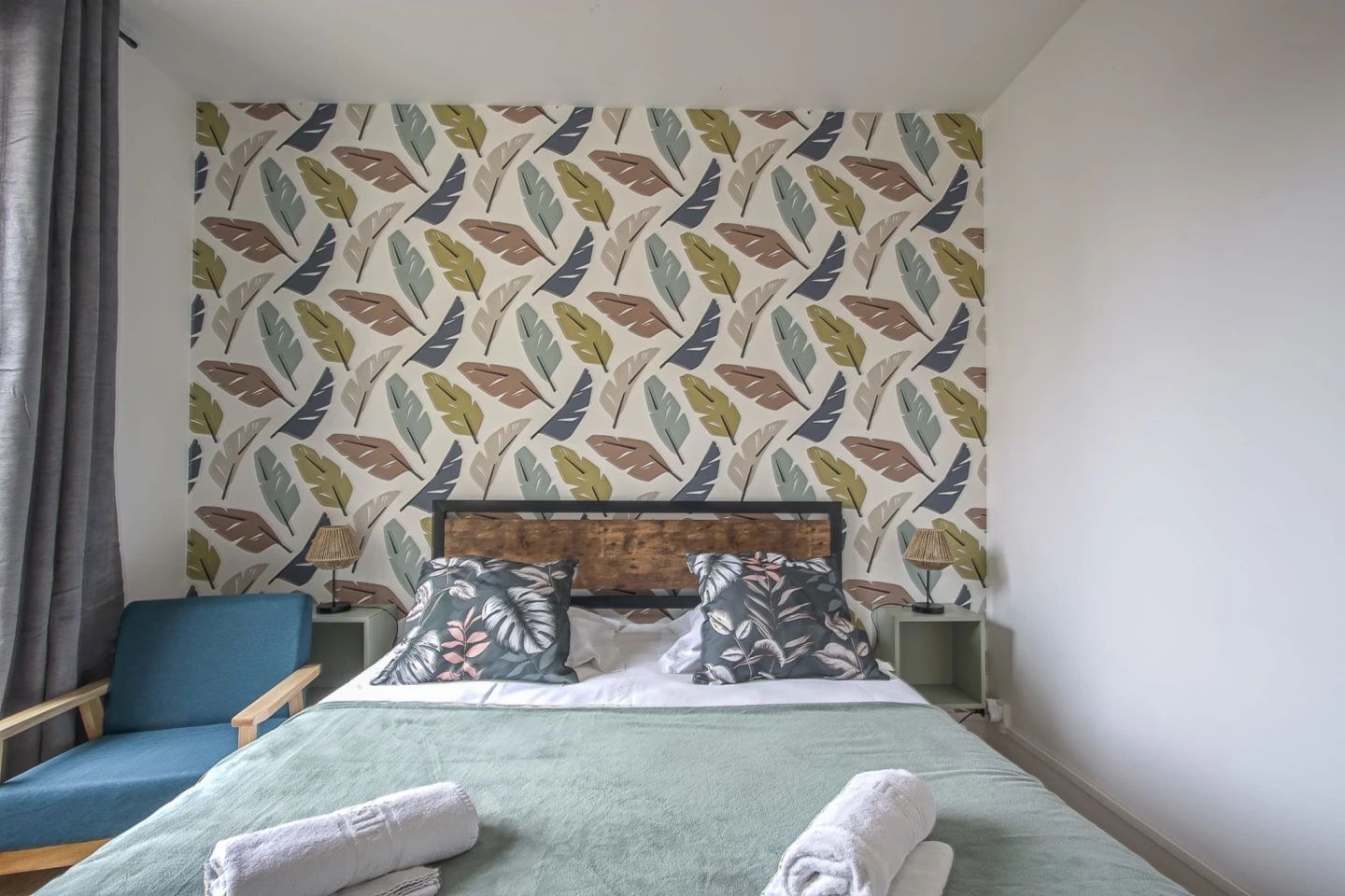 Gite le havre plein centre ville déco intérieure photos de la cuisine salon salle de bain