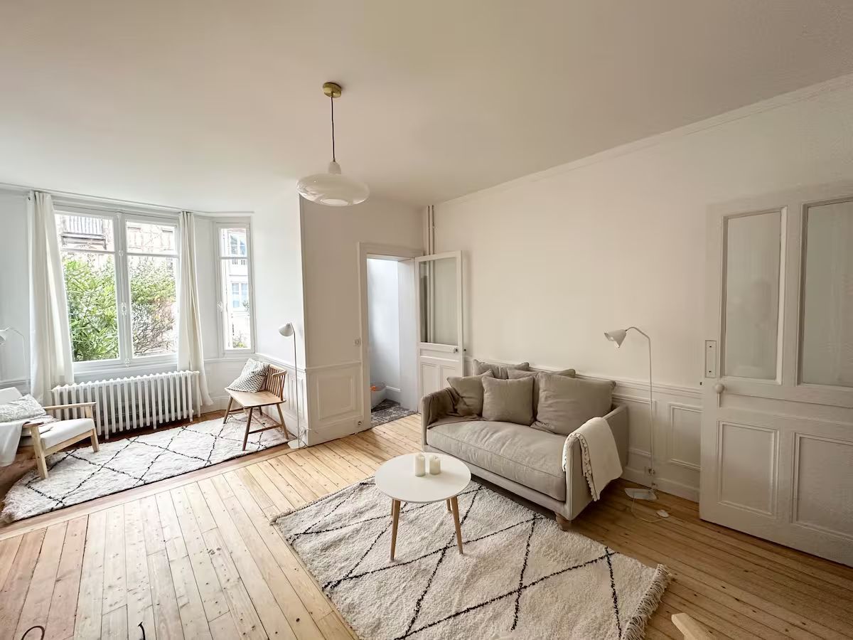 Séjour salon du gite