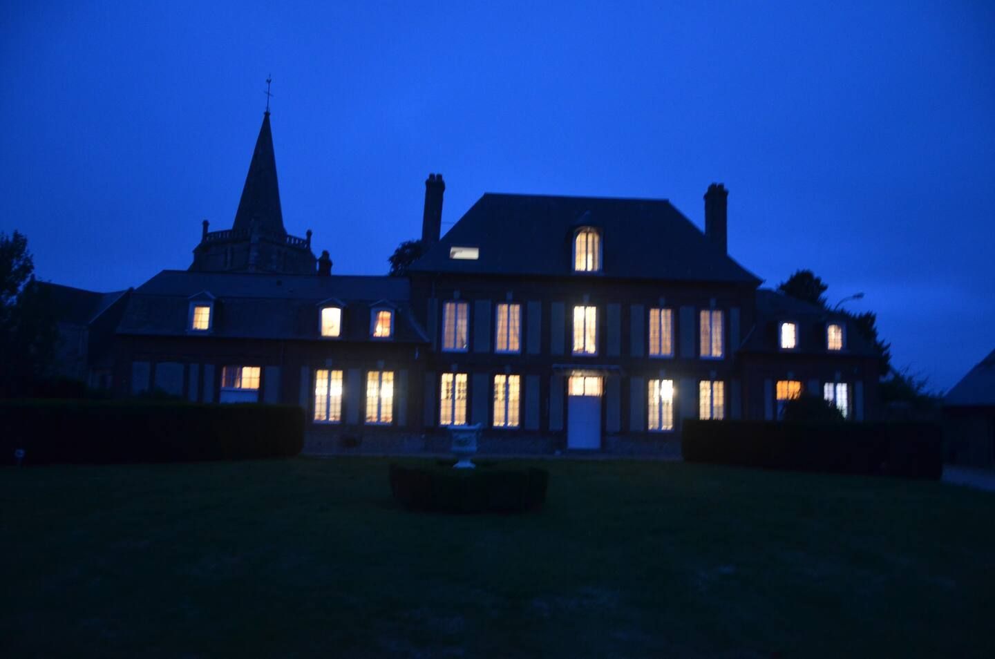 Manoir vue de nuit