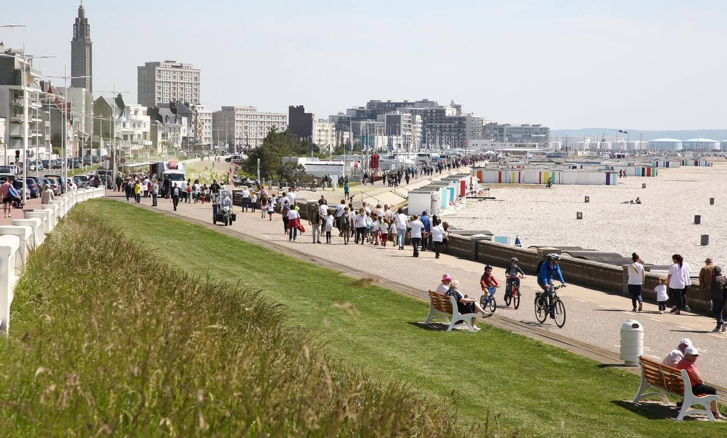 Promenade de la plage du Havre