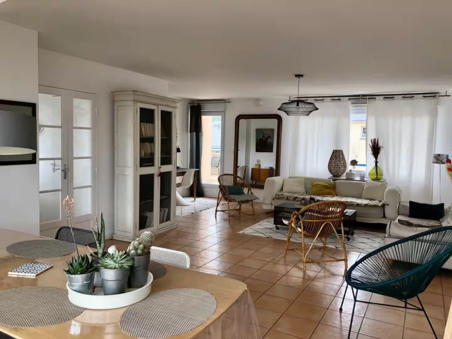 Photo du salon du gite