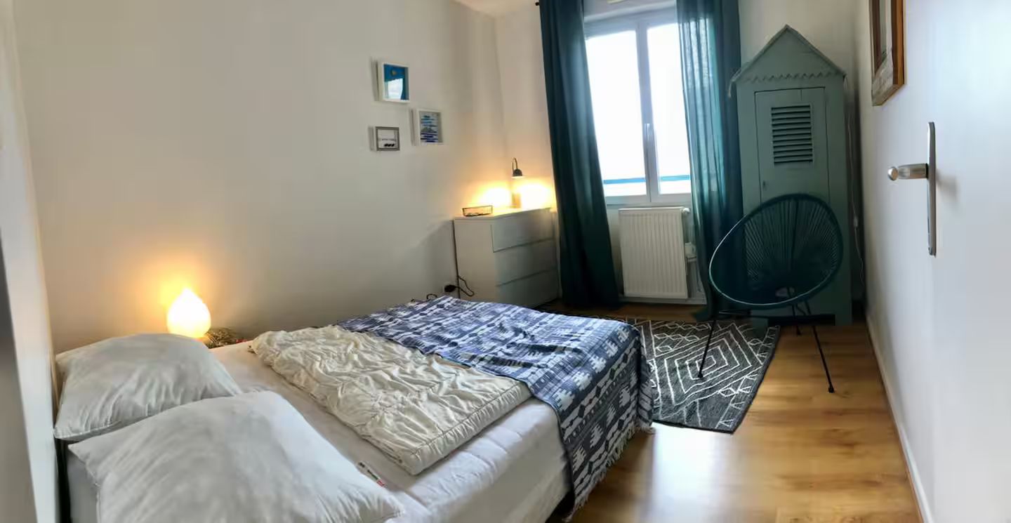 Chambre 1 du gite de Fécamp