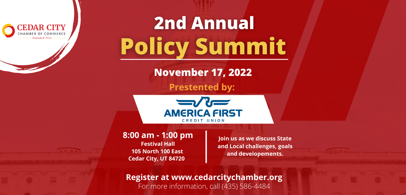 Cedar City Area Chamber of Commerce Cedar City, UT 84720