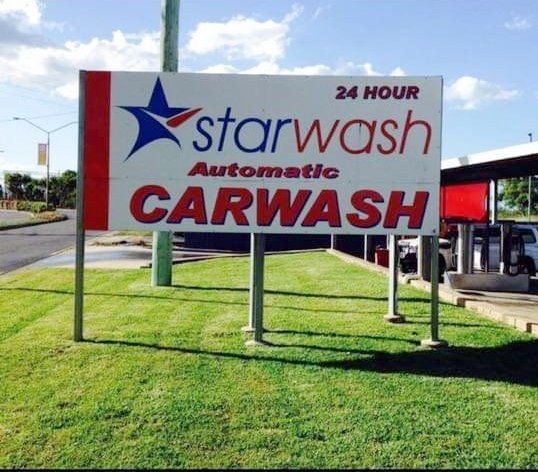 Starwash Automatic Carwash Sign