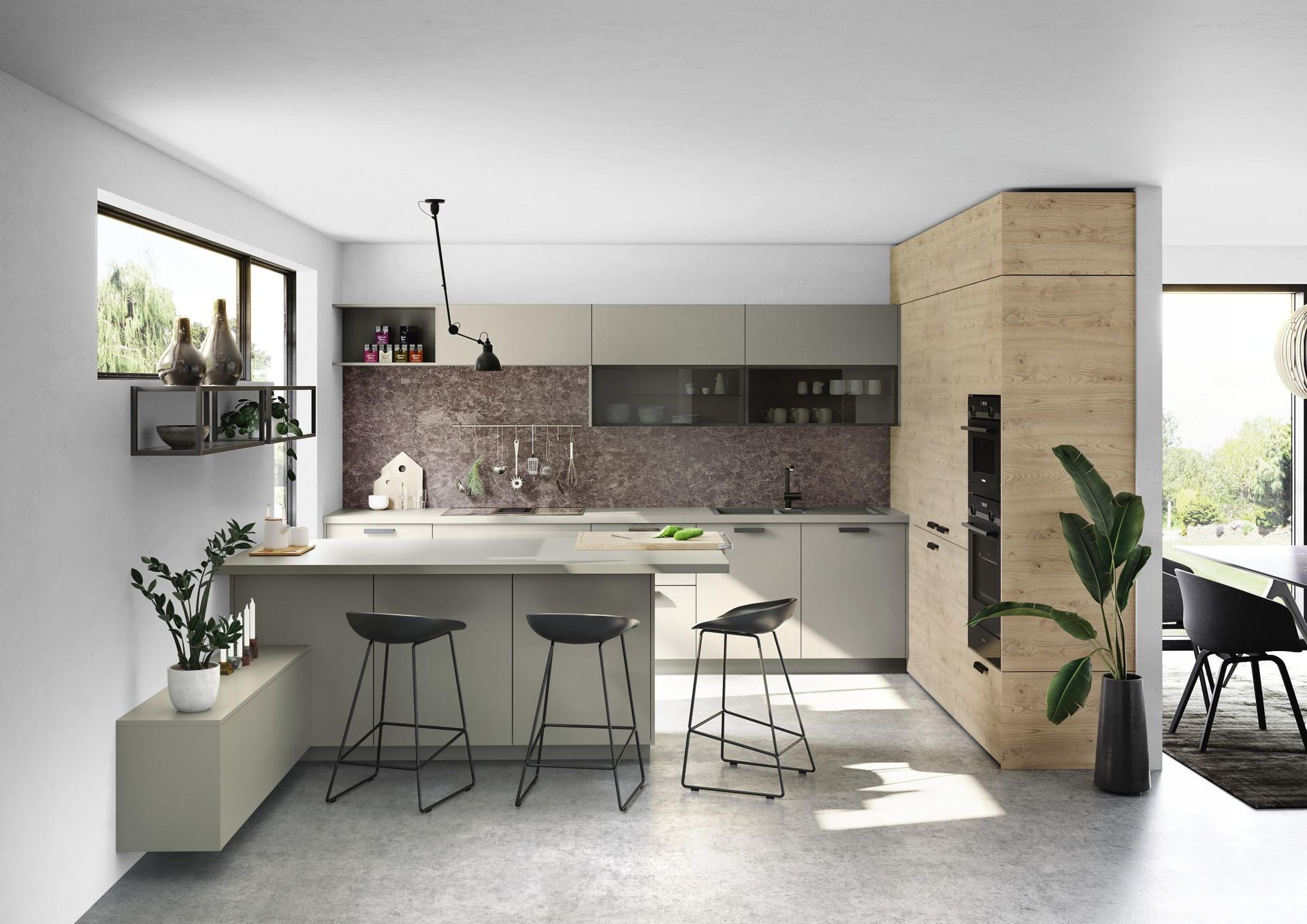 Maßküche, Einbauküche vom Tischlermeister Möbel Galerie Neuhauser in Gerasdorf bei Wien