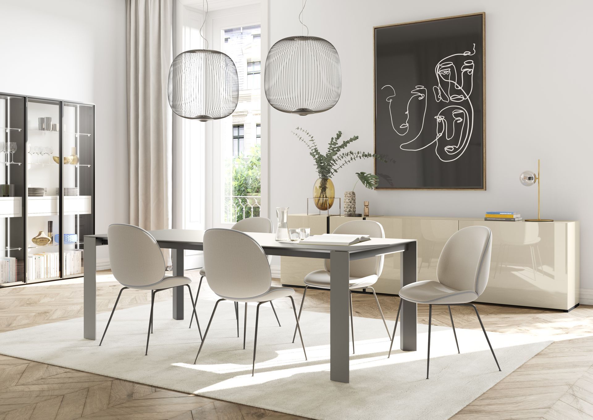 Kettnaker Möbel Soma Tisch, Alea Sideboard bei Möbel Galerie Neuhauser in 2201 Gerasdorf bei Wien