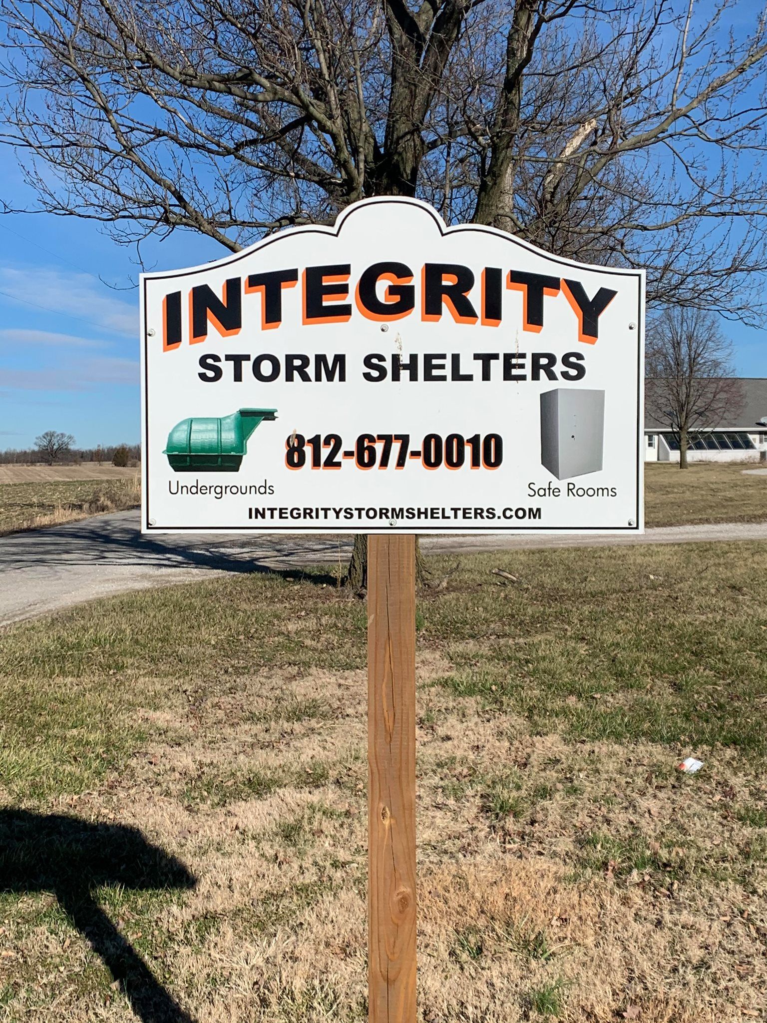 Integrity Storm Shelters Signage | Oakland City, IN | Integrity Storm Shelters LLC