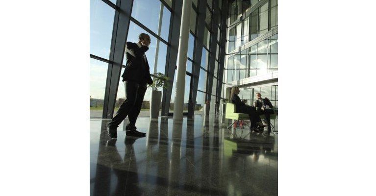 Interior Building With People Glass Film — Perth, WA — Solarban WA