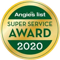 Angies List 2020 Super Service Award Badge