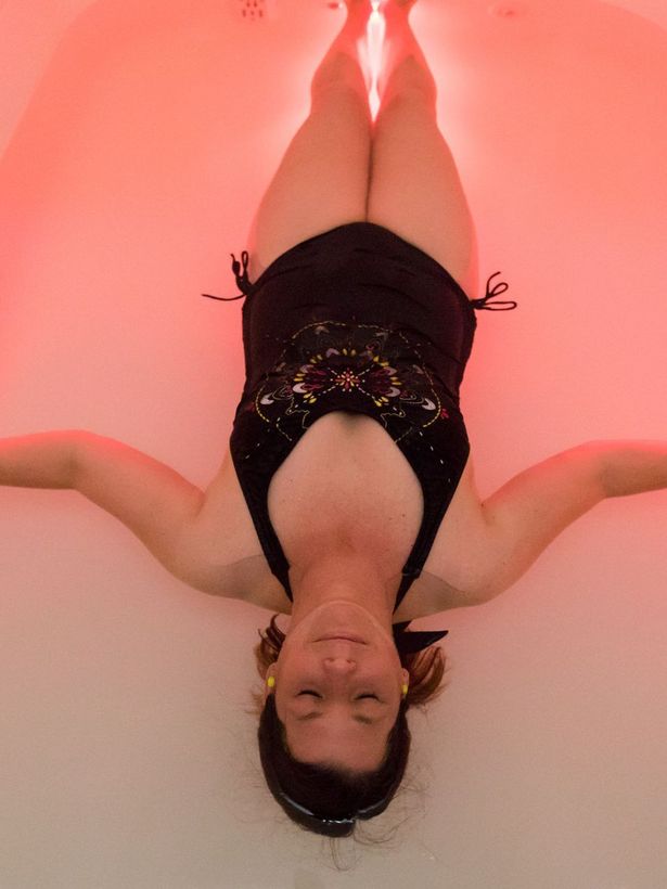 woman at Serenity Now Float Spa