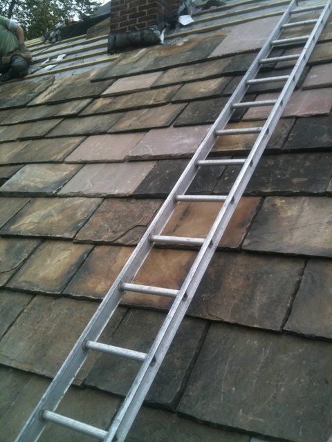 Modern roofing - Warrington - RWJ Roofing Ltd - roof with stair thumbnail