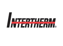 Full Time Heating & Cooling | A black and red logo for a company called intertherm