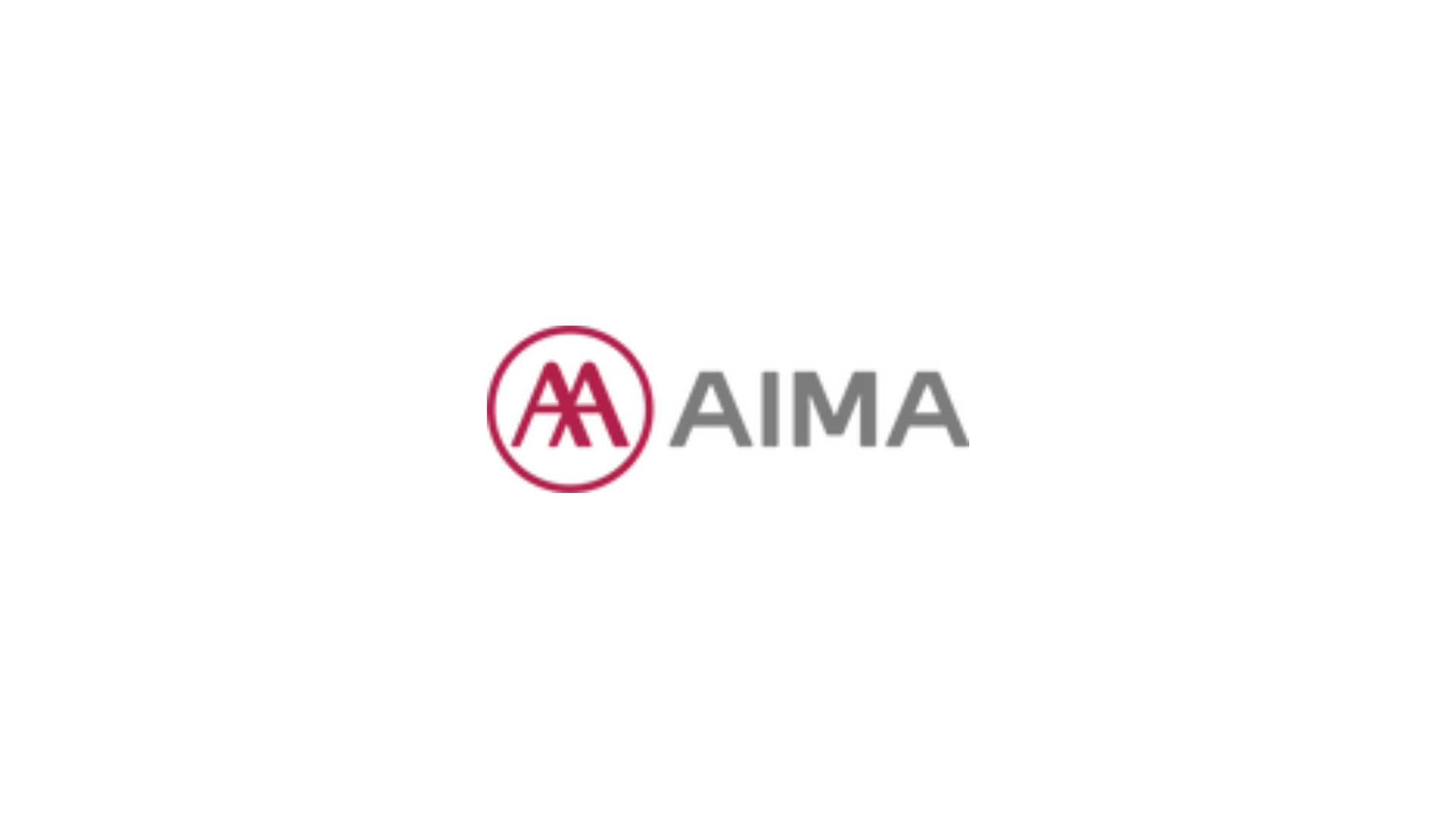 The aima logo is on a white background.