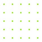 A seamless pattern of green squares on a white background.