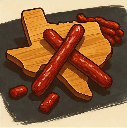 Beef Sticks on Texas board