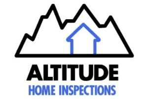 Logo: Black mountain range with a blue house outline, "ALTITUDE HOME INSPECTIONS" below.