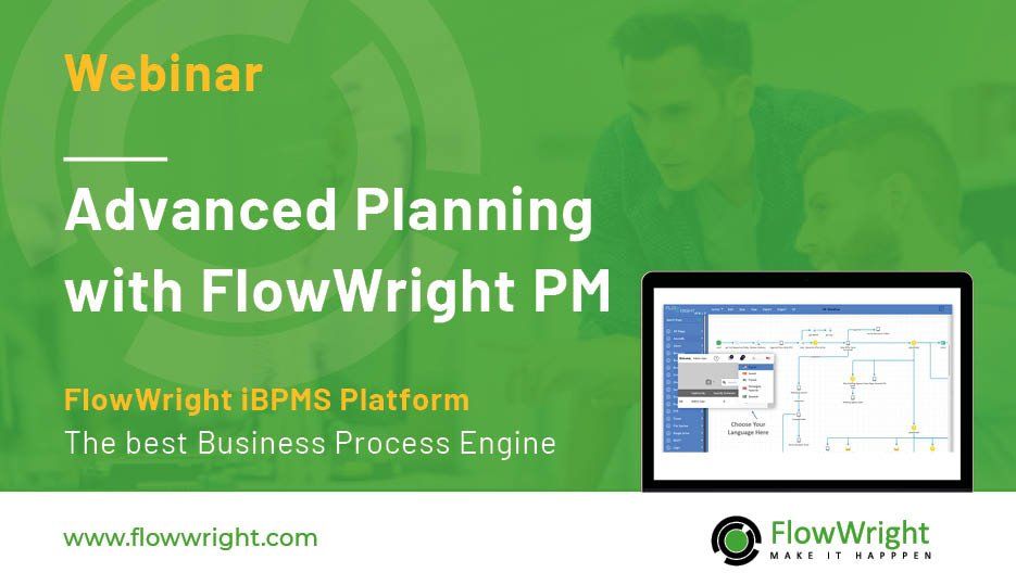 A webinar about advanced planning with flowwright pm