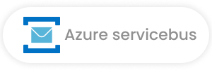 The azure servicebus logo has a blue envelope on it