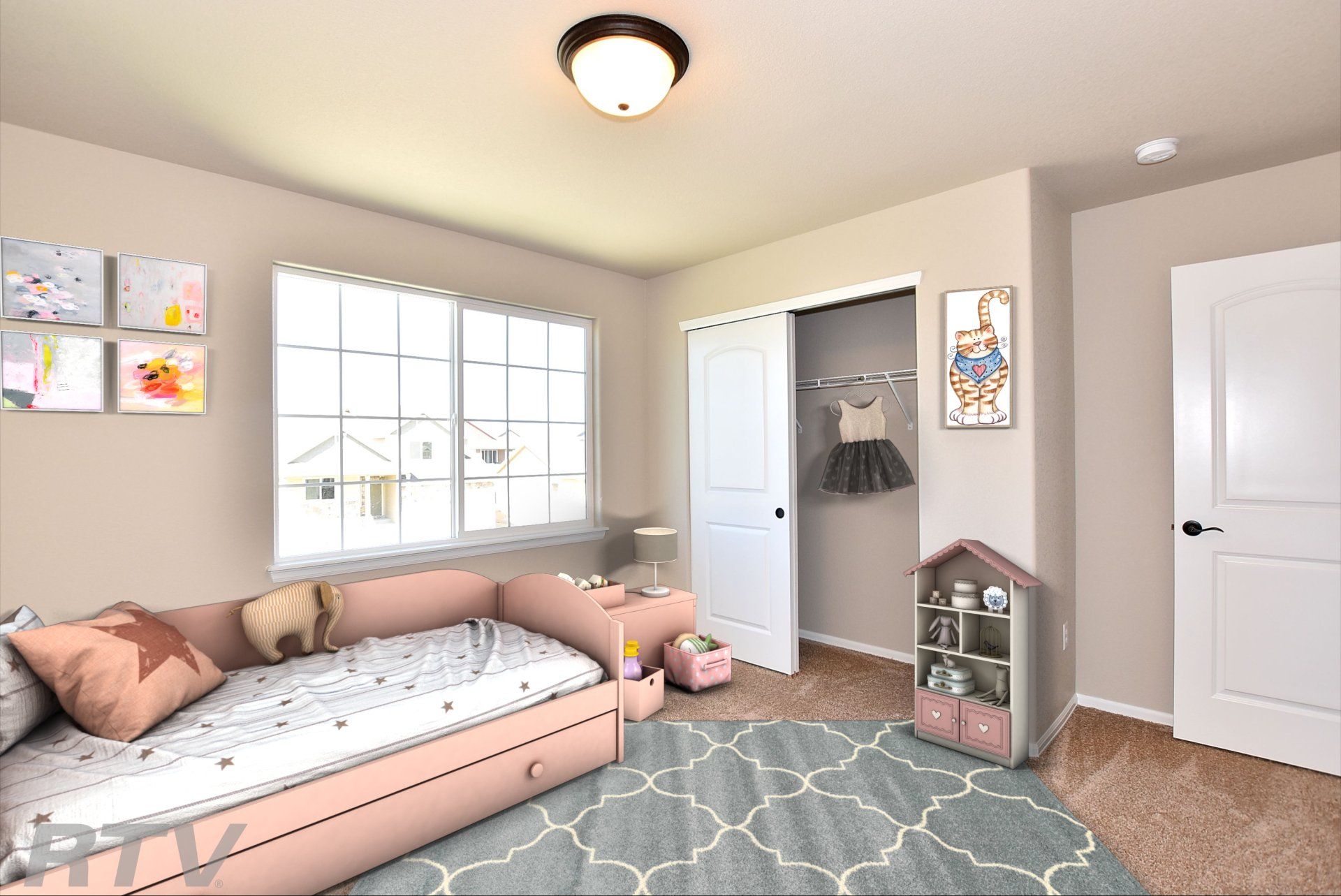Bedroom 2 in The Glendo model