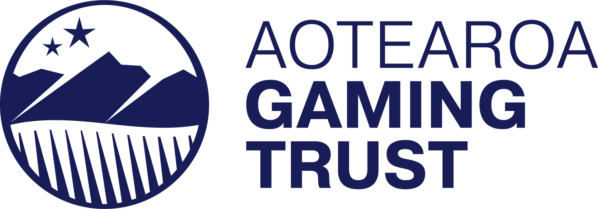 The logo for the aotearoa gaming trust