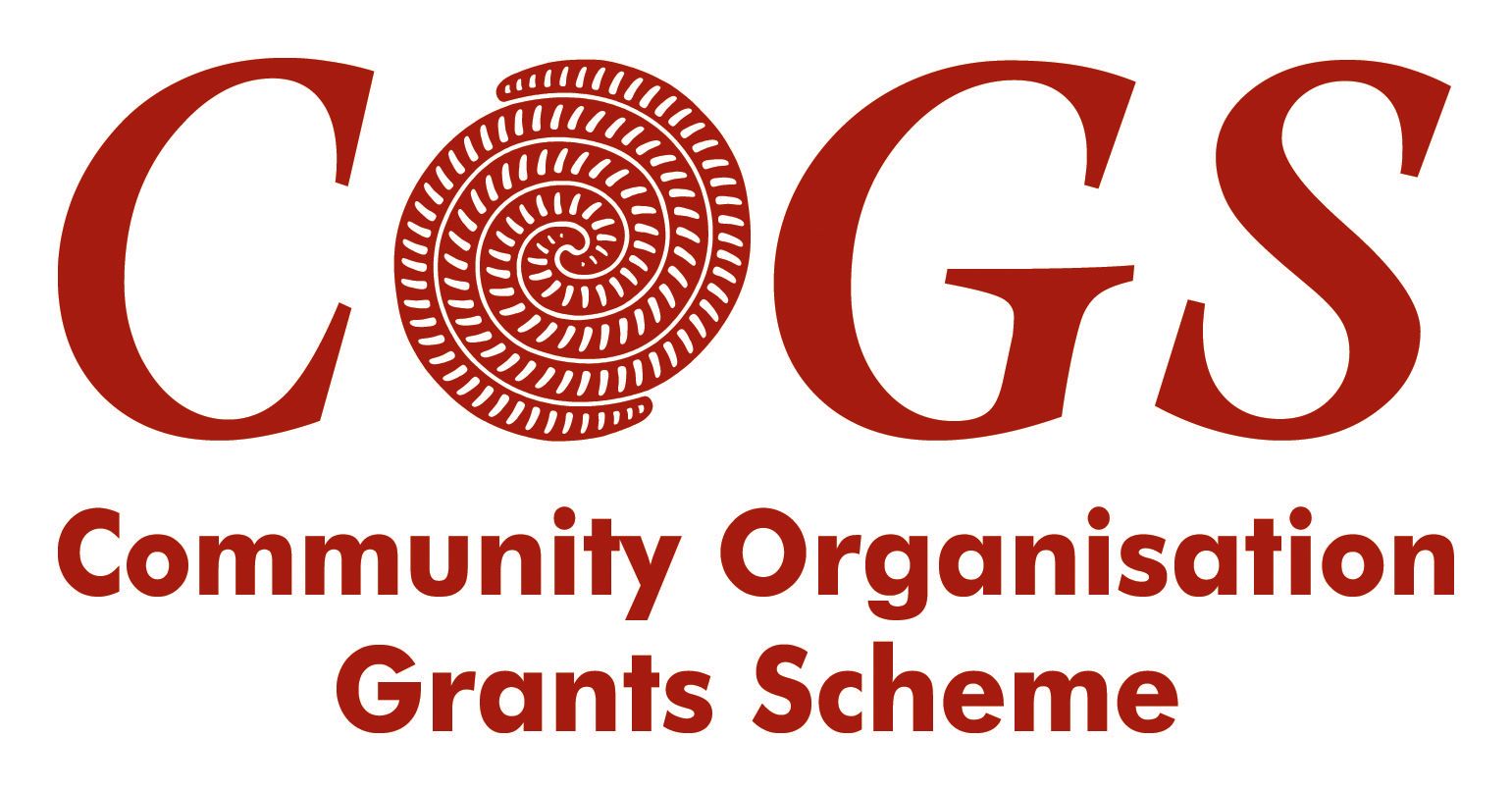 The logo for the cogs community organization grants scheme