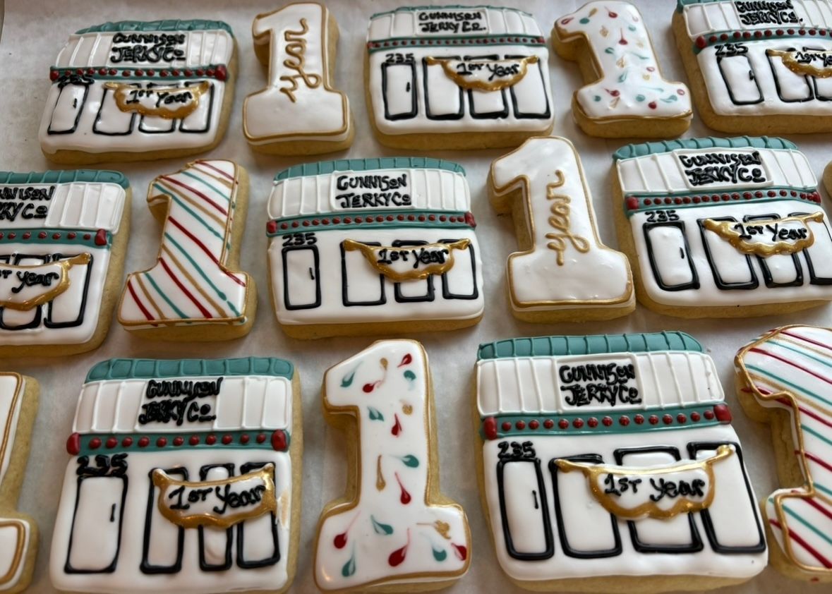 Cookies decorated with 