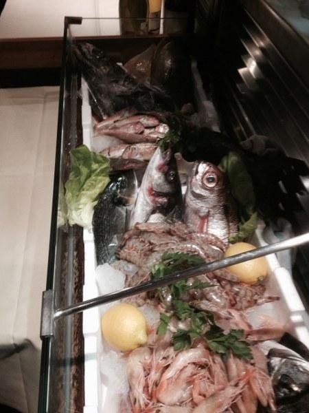 gamberi e pesce misto