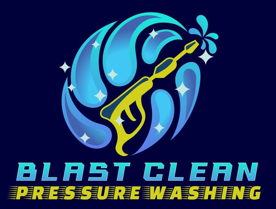 Blast Clean Pressure Washing Business Logo