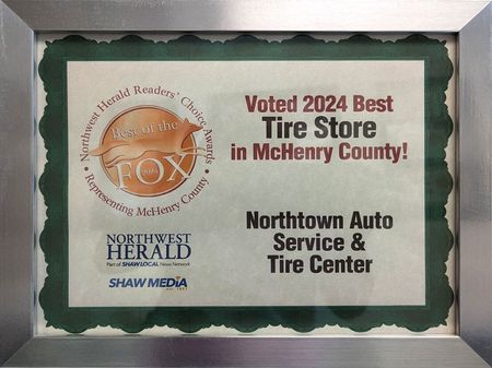 Best Tire Store 2024 Award | Northtown Auto Service and Tire Center