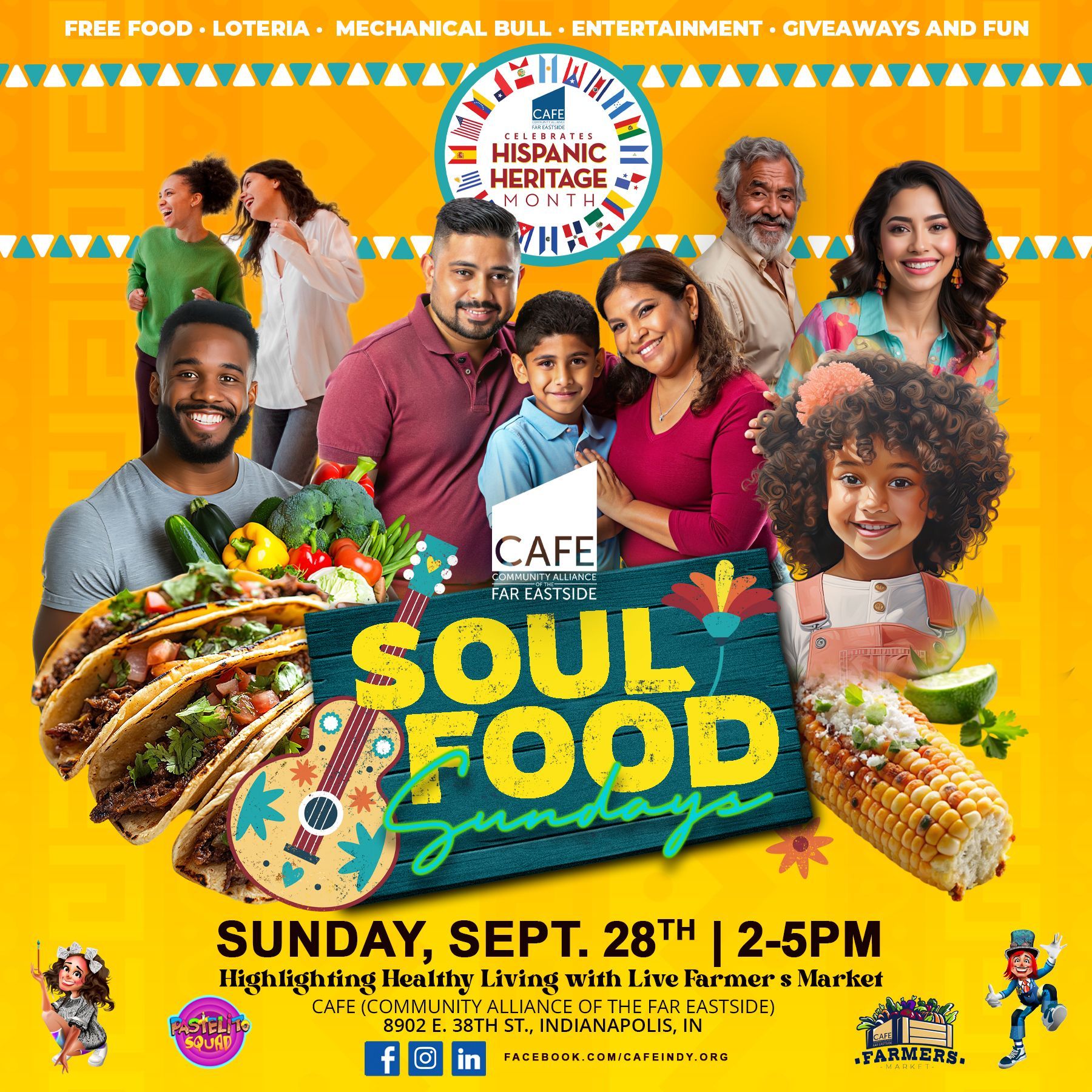 Get ready to celebrate summer at our vibrant Farmers Market, featuring the Soul Food Sunday series!