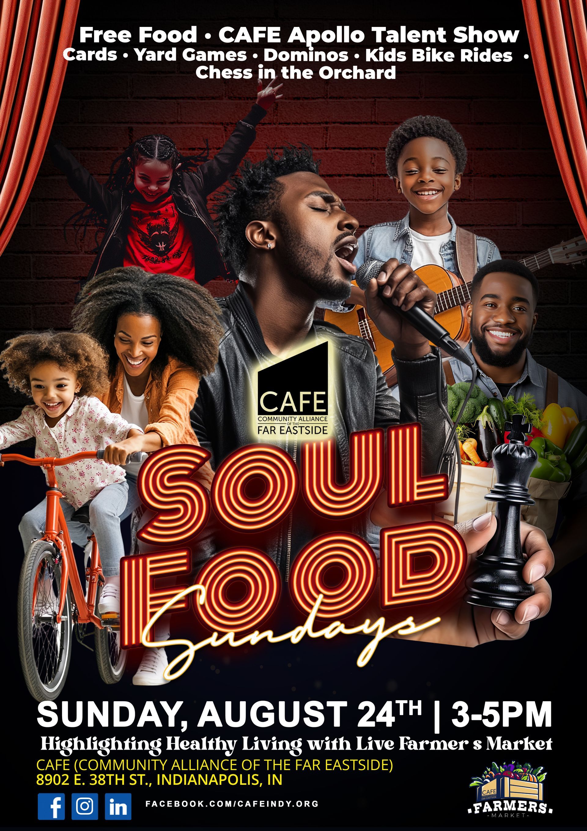 Get ready to celebrate summer at our vibrant Farmers Market, featuring the Soul Food Sunday series!