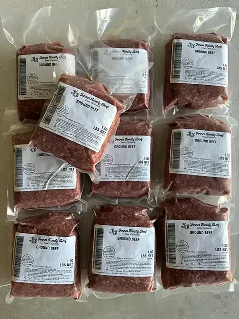 Jenner packaged beef