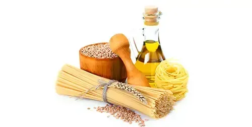 Our pantry is filled with imported products like spices, marinated vegetables, crackers, and more.