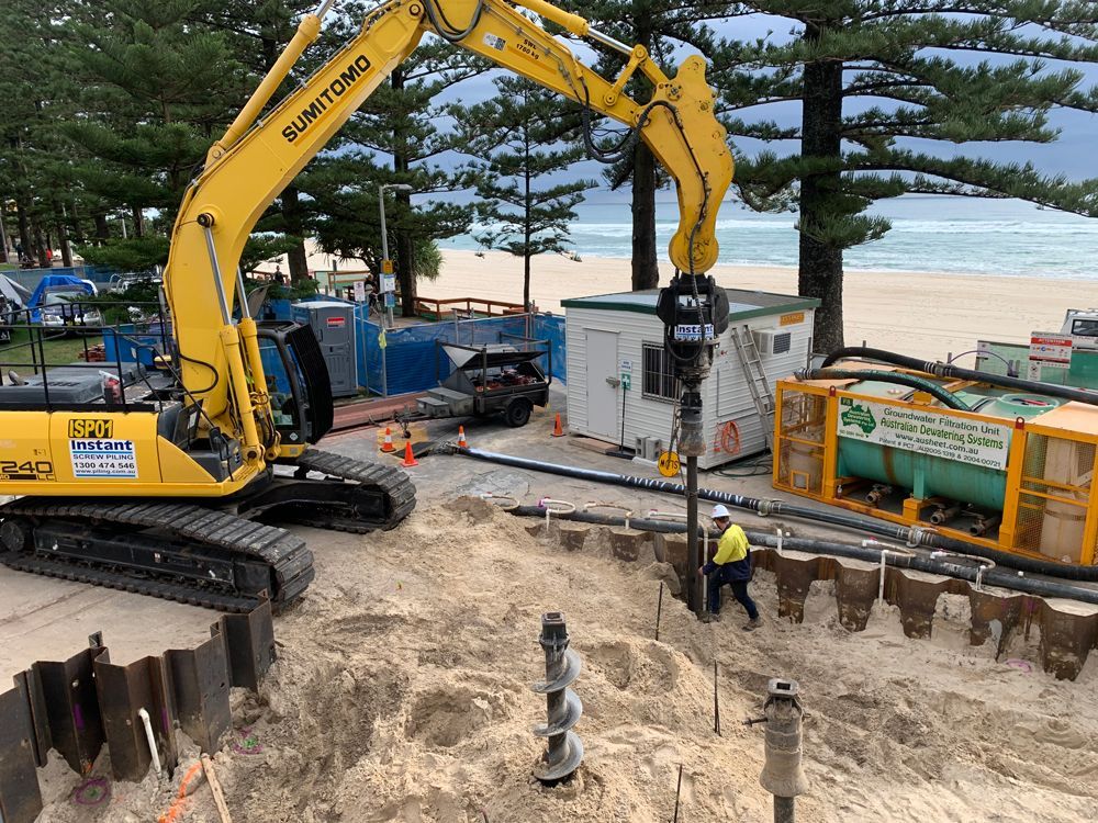 Screw Pile Contractors — Burleigh Heads, QLD — Instant Screw Piling