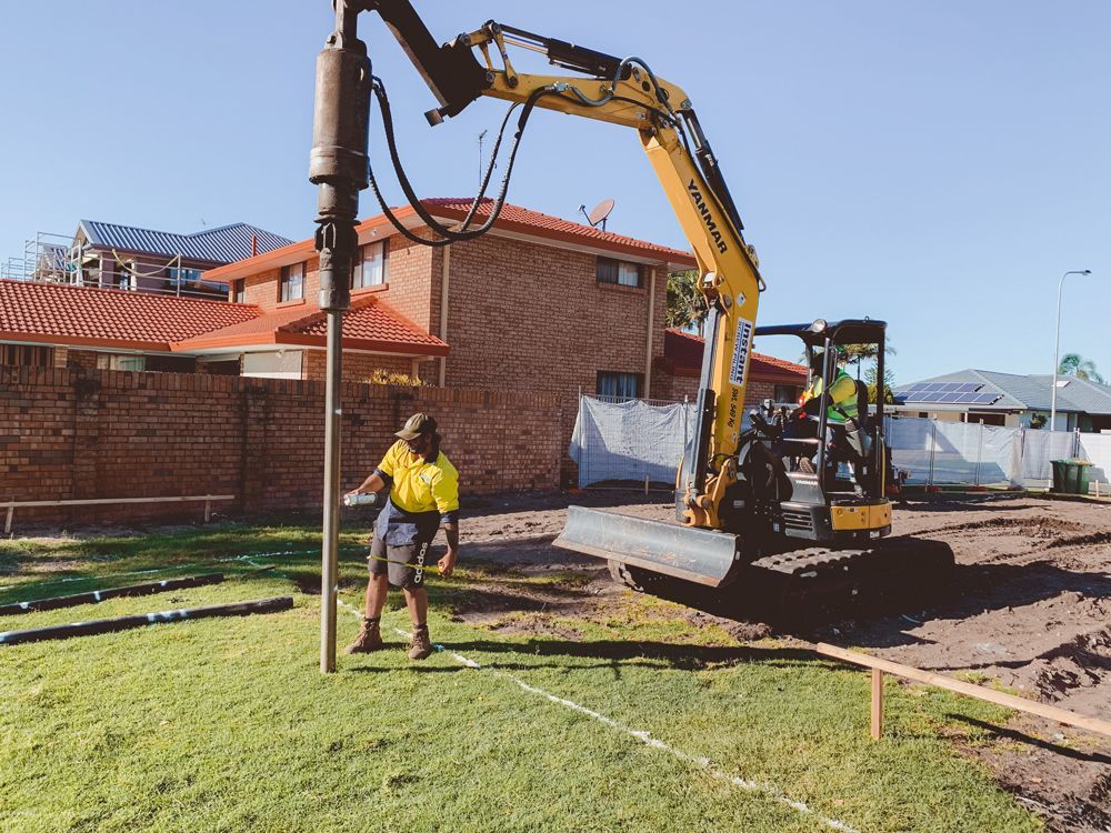 Residential Screw Piling — Burleigh Heads, QLD — Instant Screw Piling
