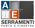 Logo AE Serramenti, azienda di serramenti e porte a Sacile.