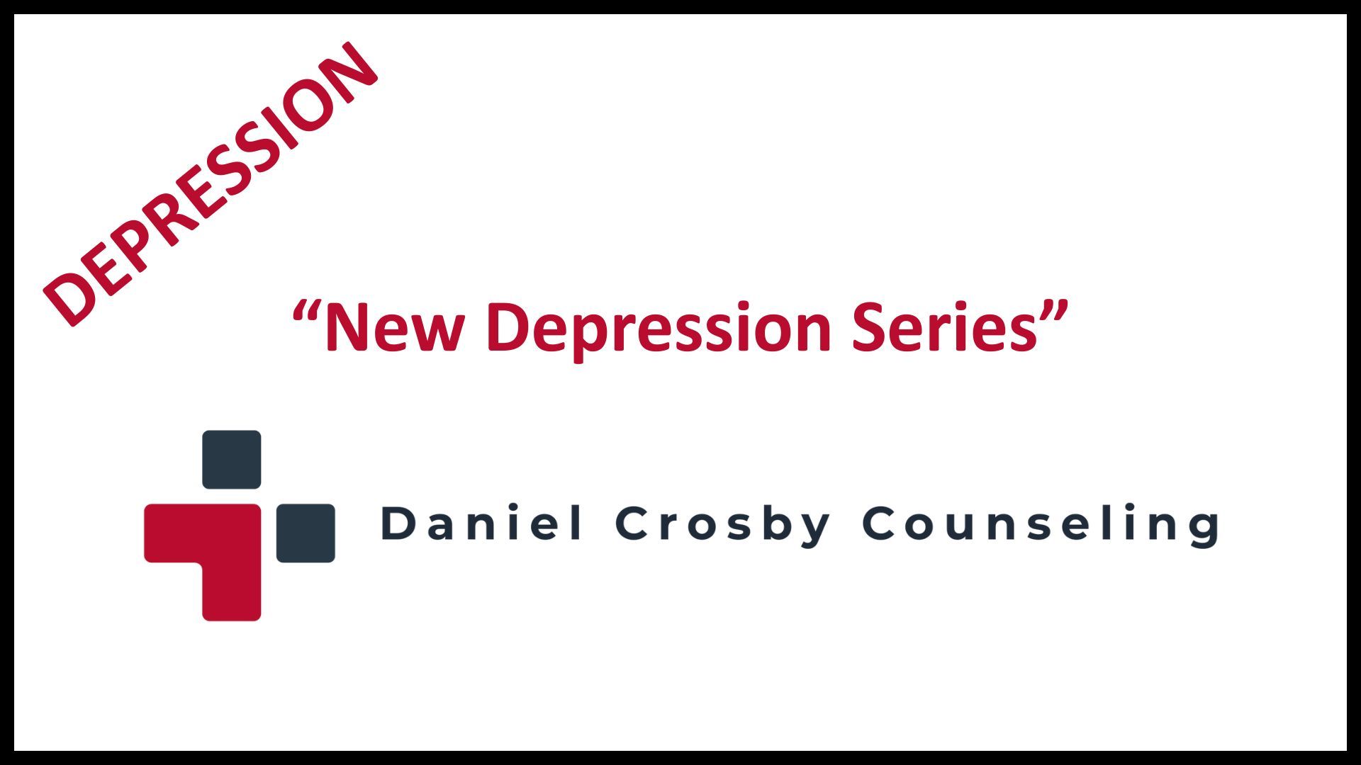 A logo for daniel crosby counseling says