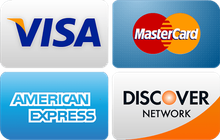 Our tow service accepts all major credit cards including Visa, MasterCard, American Express, and Discover.