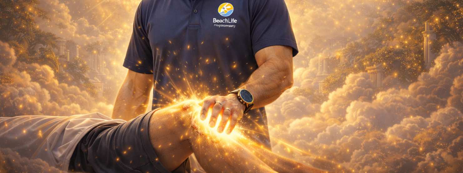 Physio with healing aura