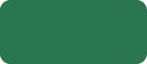 Solid green rounded rectangle with white corners on a white background