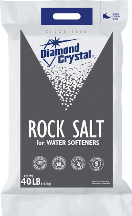 Diamond Crystal Water Softener Salt Pellets, White - 40 lb bag