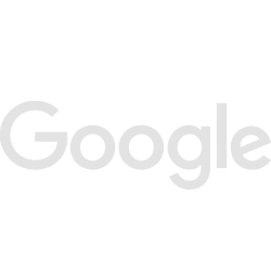 Google logo in light gray text.