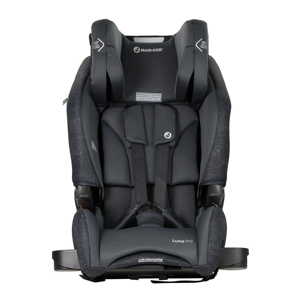 A Black Car Seat Is Shown On A White Background — Smitty's Tyres & More In Taminda, NSW