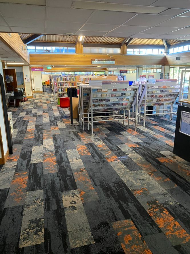 Bookstore Flooring — Ozwide Flooring in Ciccone, NT